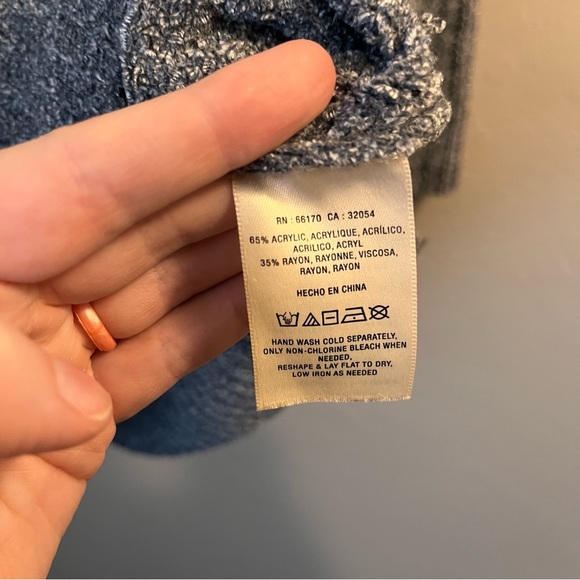 Anthropologie Moth Off the Shoulder Eyelet Sweater - Picture 8 of 9